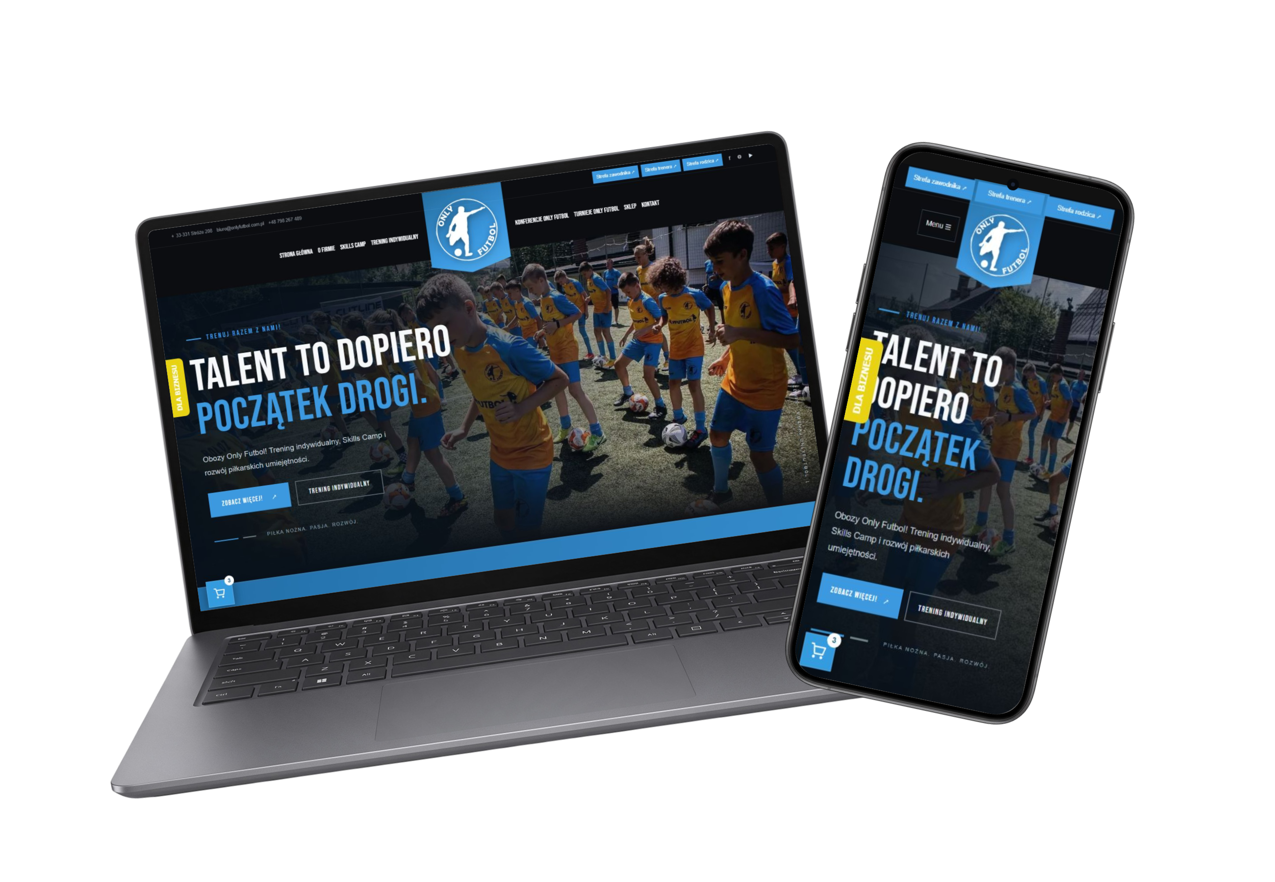 OnlyFutbol — wizualizacja projektu