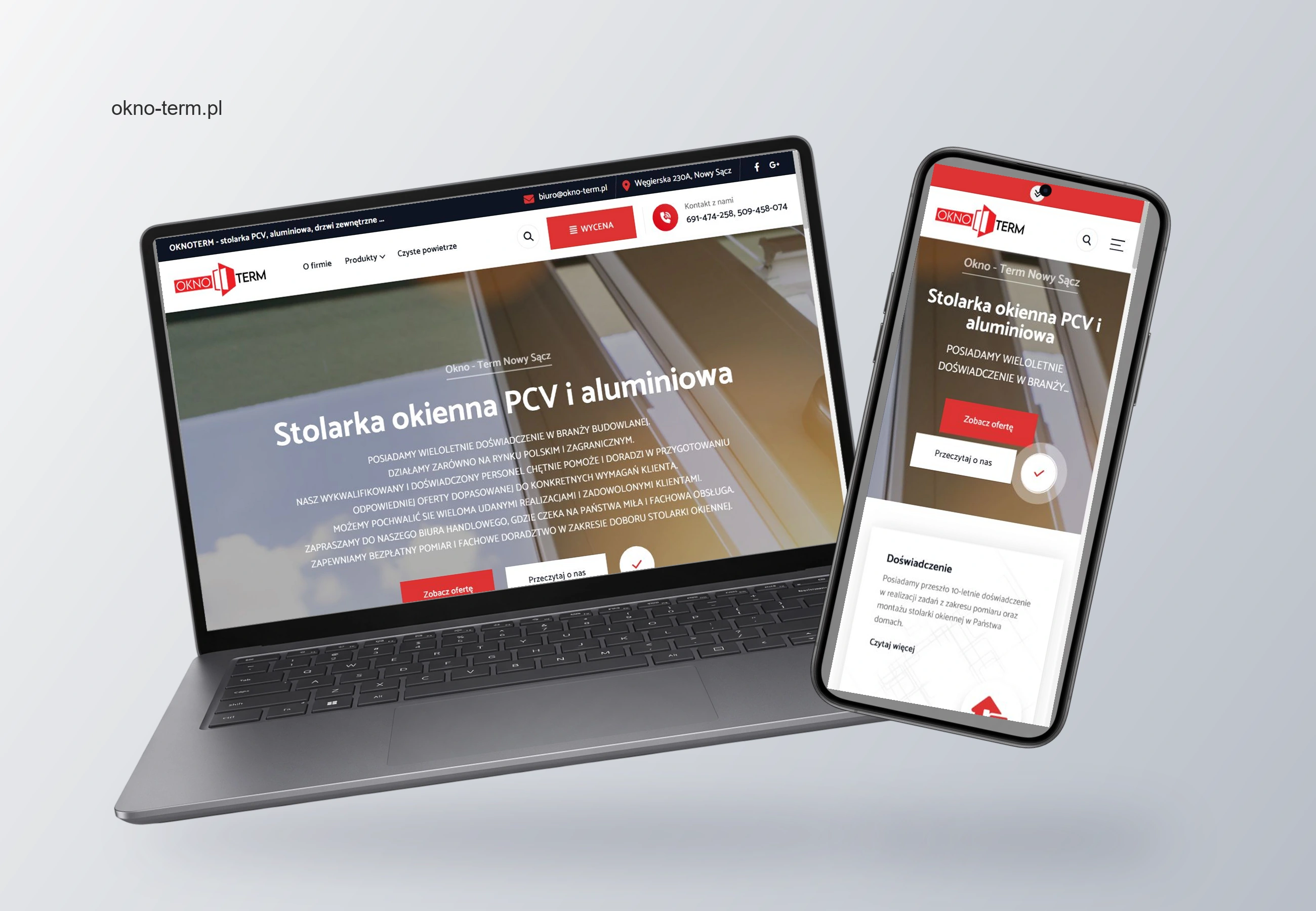 Okno-Term — wizualizacja projektu