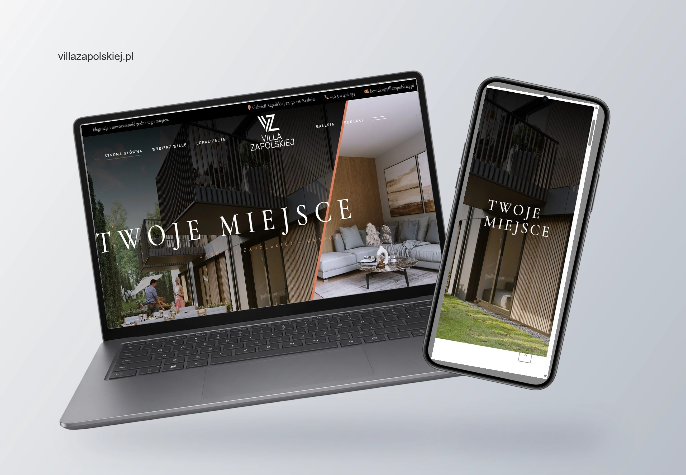 Villa Zapolskiej — wizualizacja projektu